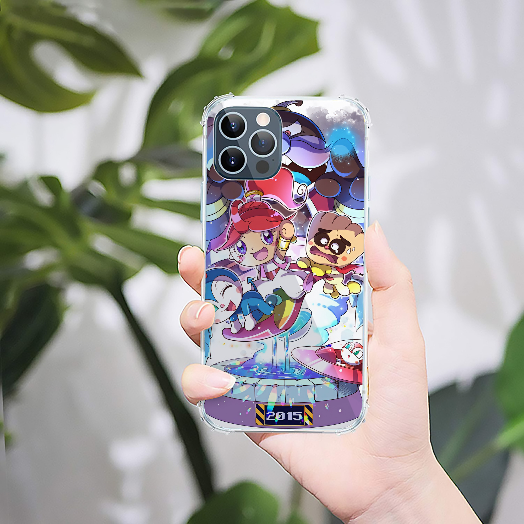 （画像用） アンパンマン Anpanman 【iPhone 12シリーズ対応】透明スマホケース（クリアソフトケース）